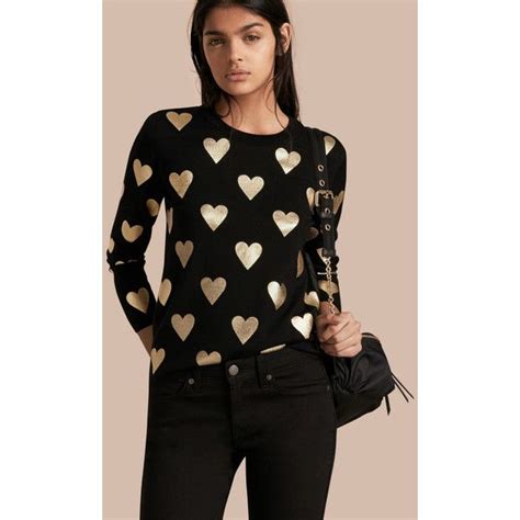 burberry gold heart sweater|Burberry clothing website.